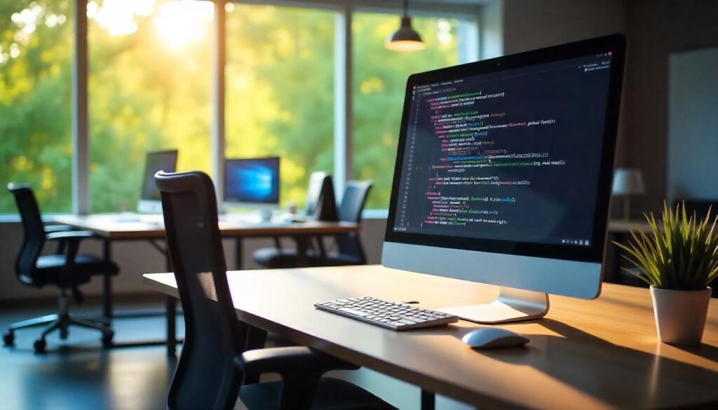 freepik__a-computer-with-code-on-the-screen-a-keyboard-and-__48450